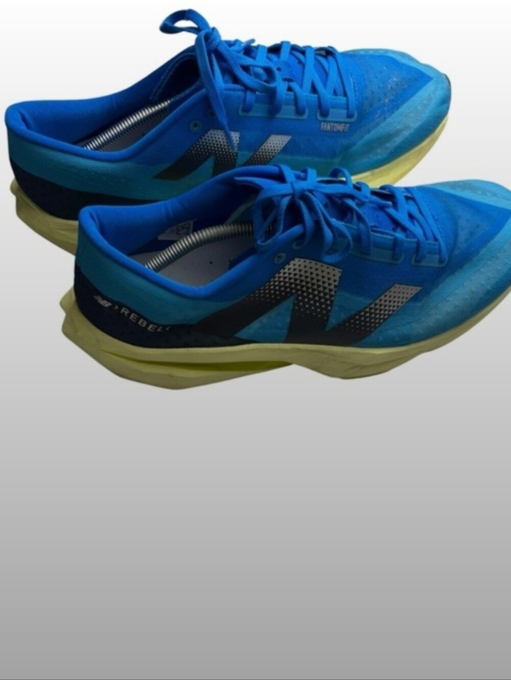New Balance Blue and Yellow Men's Fuel Cell  Running Shoes